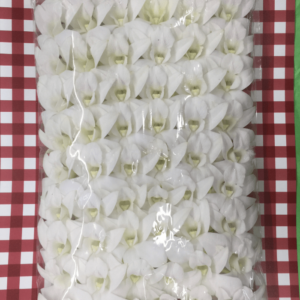 white loose blooms 100ct