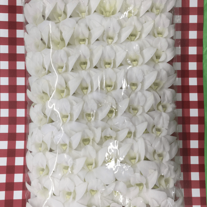 white loose blooms 100ct